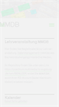 Mobile Screenshot of mmdb.hs-augsburg.de